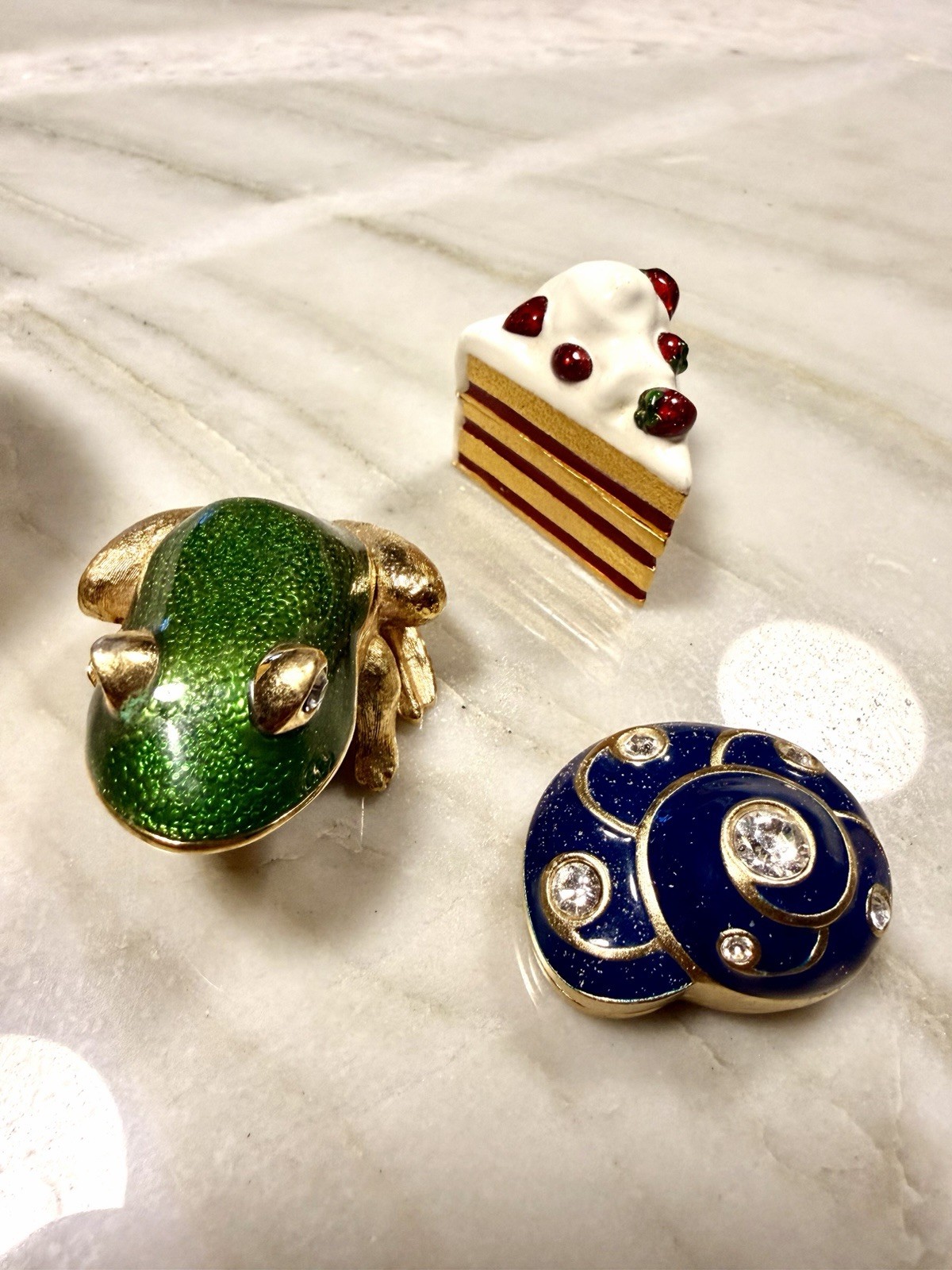 Estée Lauder enameled collection.