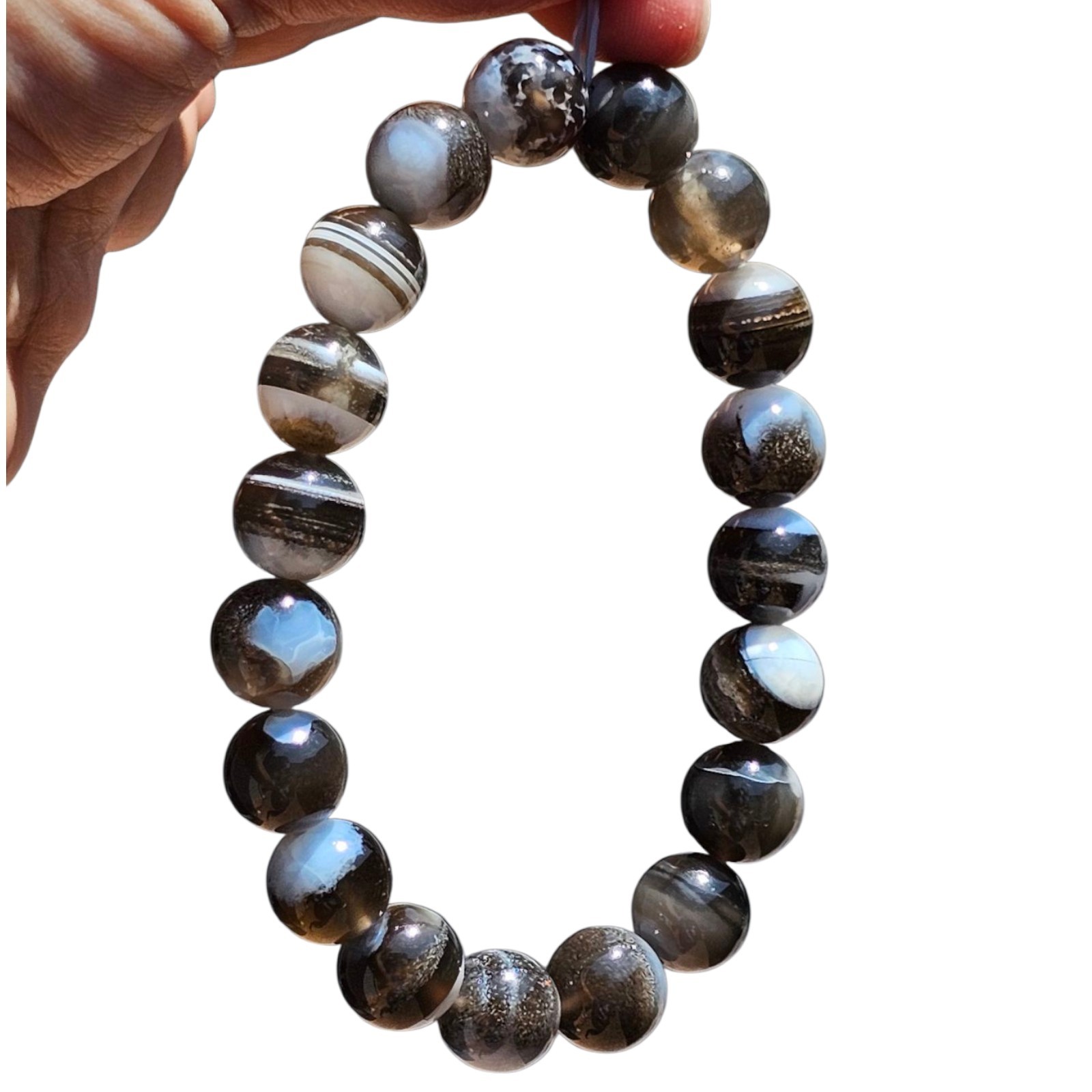 Owyhee Opal From The United States 11mm Bracelet