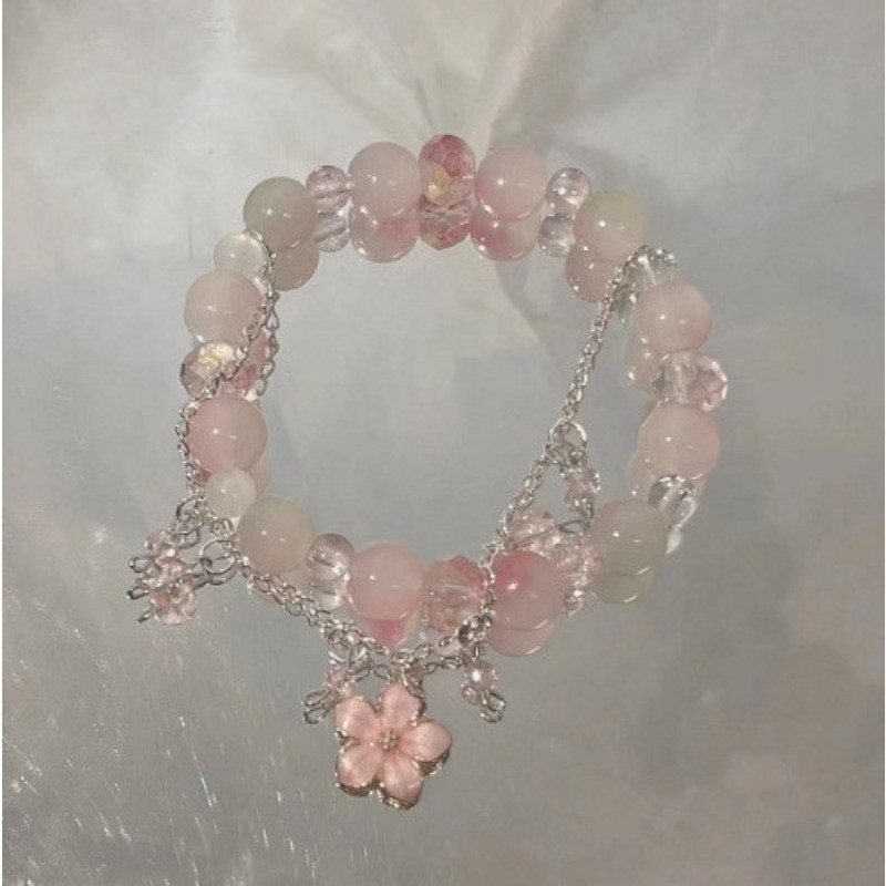 1pc New Trendy and Exclusive Design Cherry Blossom High-end Bracelet