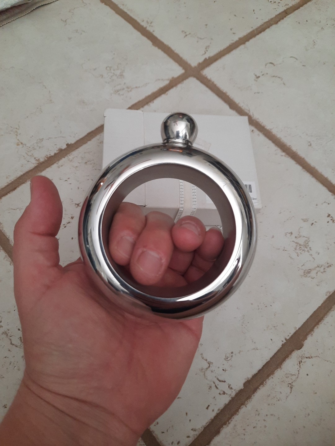 New Bangle Braclet Flask Outdoor Party Silver. it’s a FLASK!!!