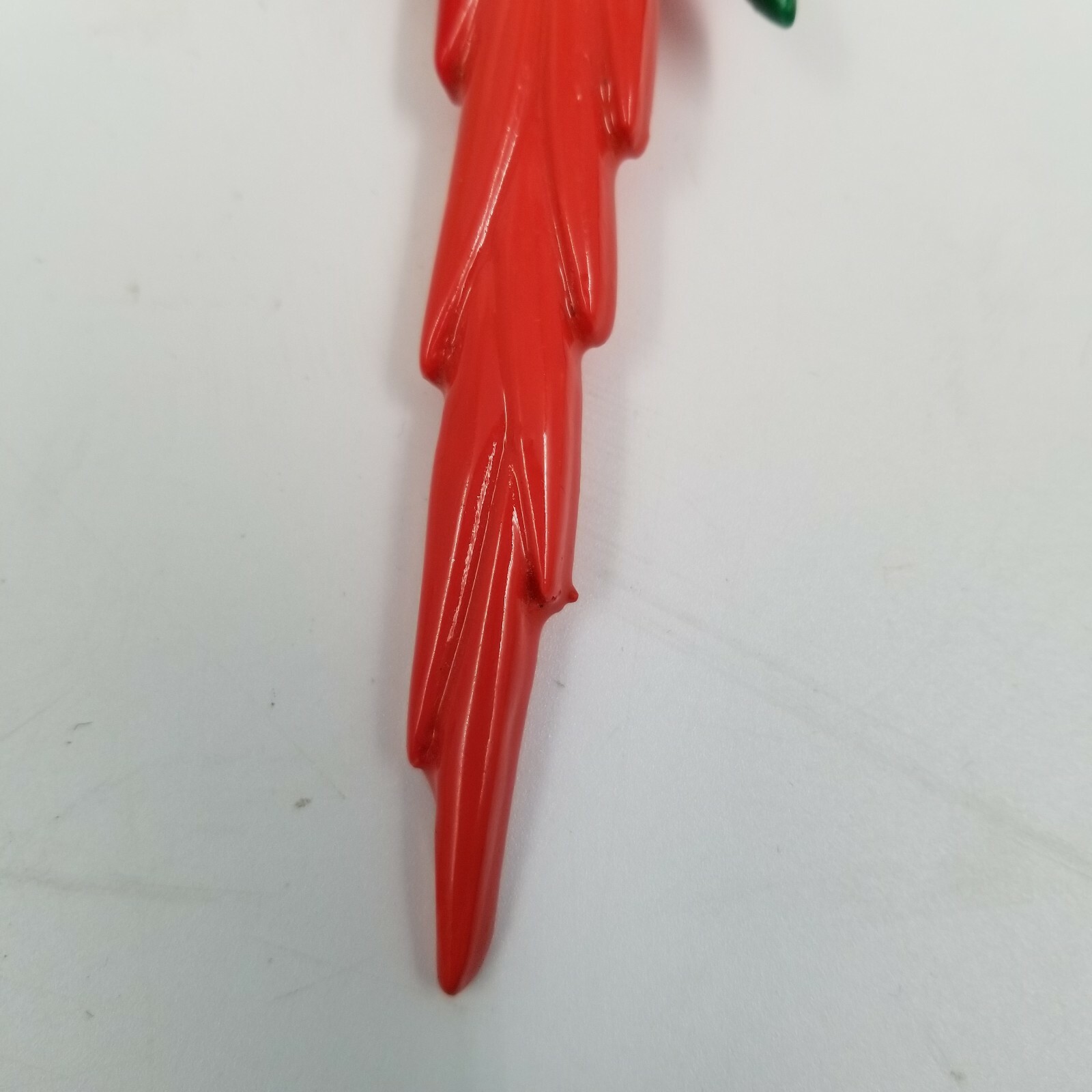 Colorful Plastic Resin Parrot Brooch Pin