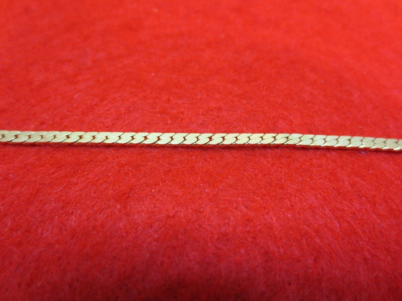 WHOLESALE LOT OF 1-50 pcs 14KT GOLD PLATED 16″ 2.5MM HERRINGBONE CHAIN NECKLACE