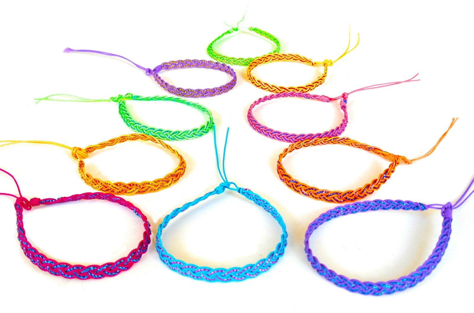 Friendship Bracelets Girls Kids 5 to 30pcs Party Bags Leavers Bracelet Gift
