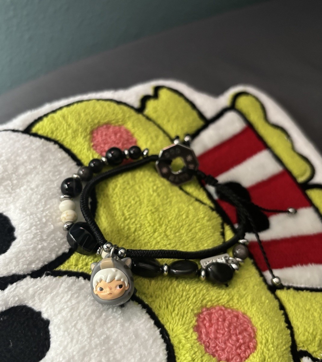 Pop Mart Have a Good Run Series Bracelet – Good Health (Hirono) Opened Box