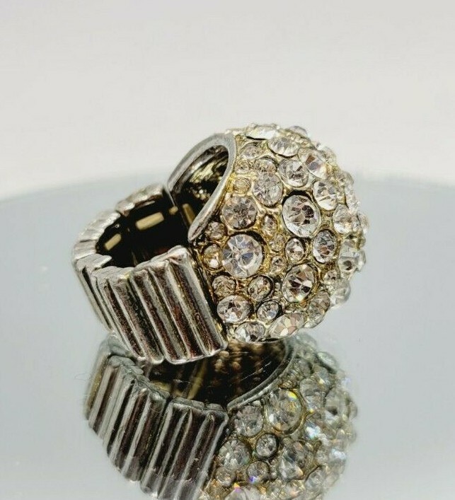Crystal Cluster Cocktail Size ONE SIZE Stretch Disco Chunky