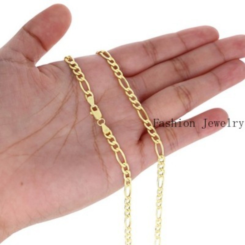 14K Yellow Gold 2mm- 7.5mm Chain Italian Link Necklace Men Women 16″- 30″