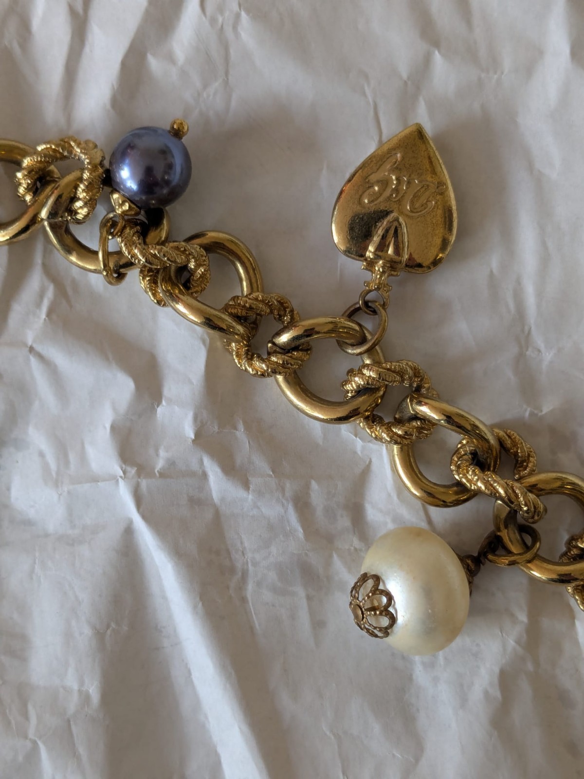 Dolce and Gabbanna Chunky Charm Tassel Neckalce. Good Condition.