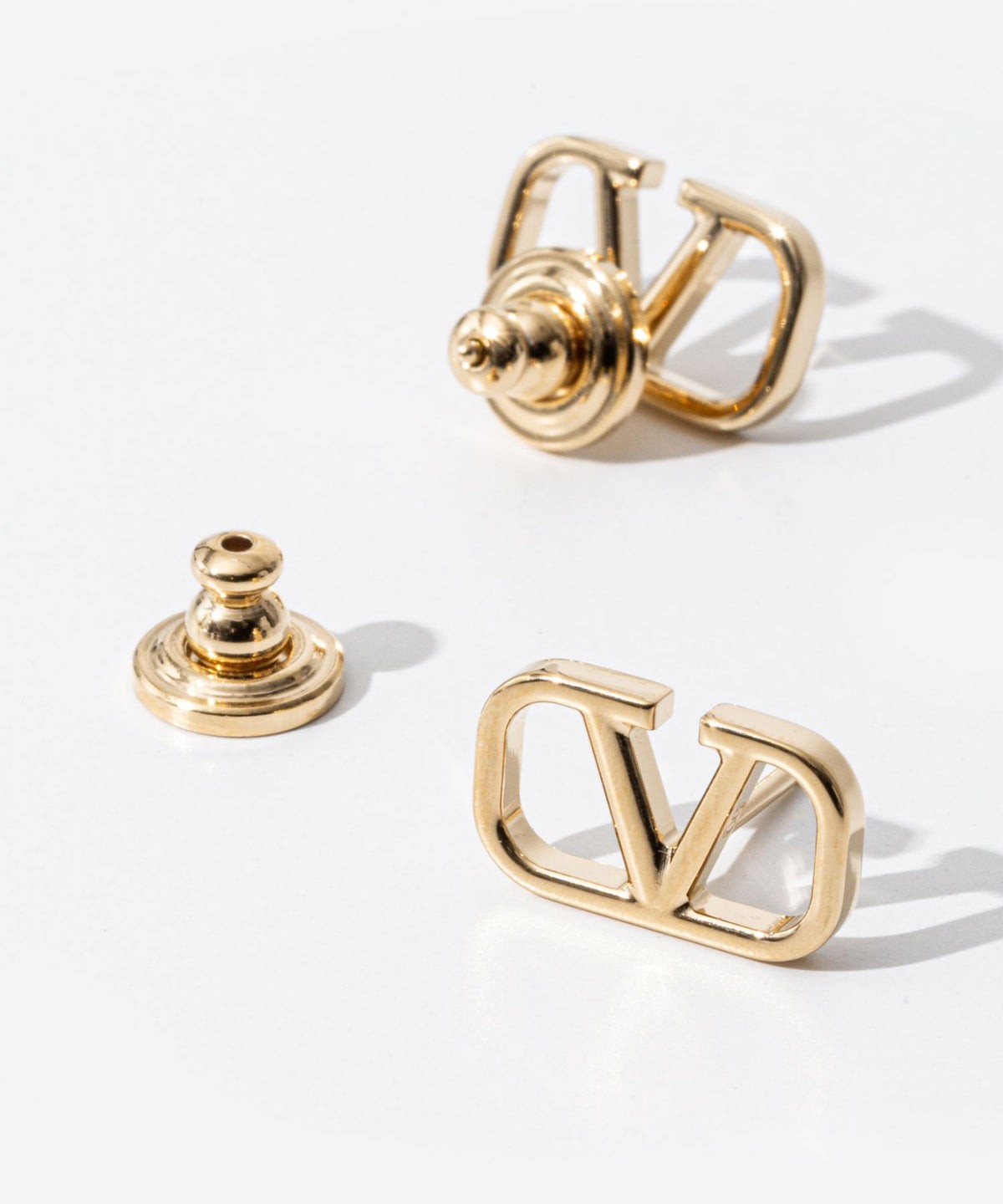 Valentino G. Earrings VLOGO SIGNATURE gold AUTHENTHIC NEW