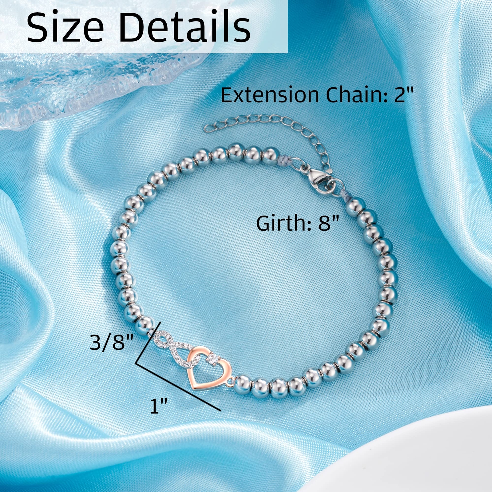 To My Daughter Bracelet Gift for Birthday Valentine’s Day Graduation Christmas