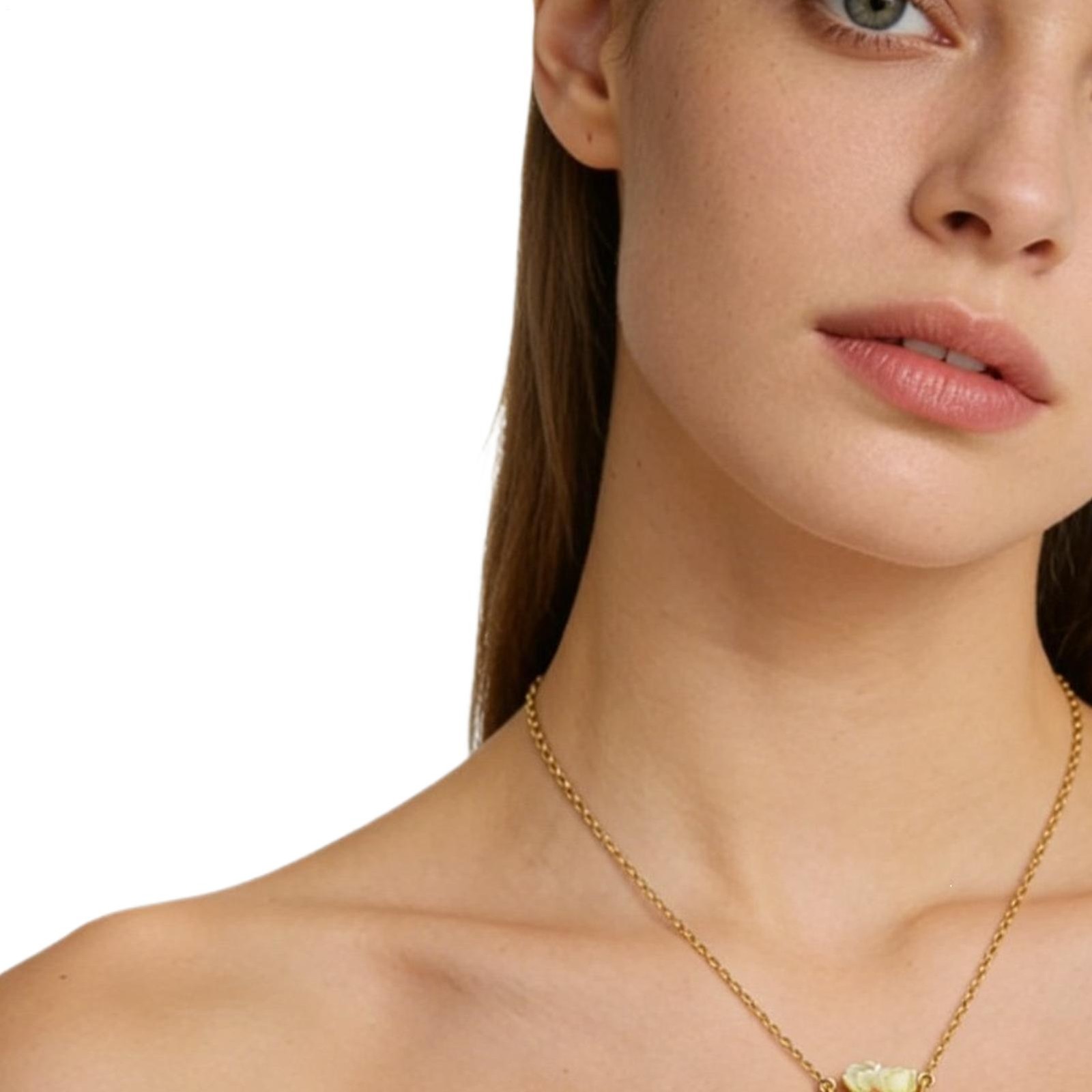 Bouquet Necklace Flower Holder Necklace Pendant Floral Vase Necklaces Gift