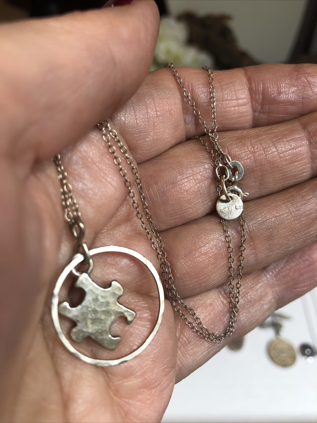 4. Vintage 925 Sterling Silver Mixed materials Chain Necklaces Lot of 8, 37g