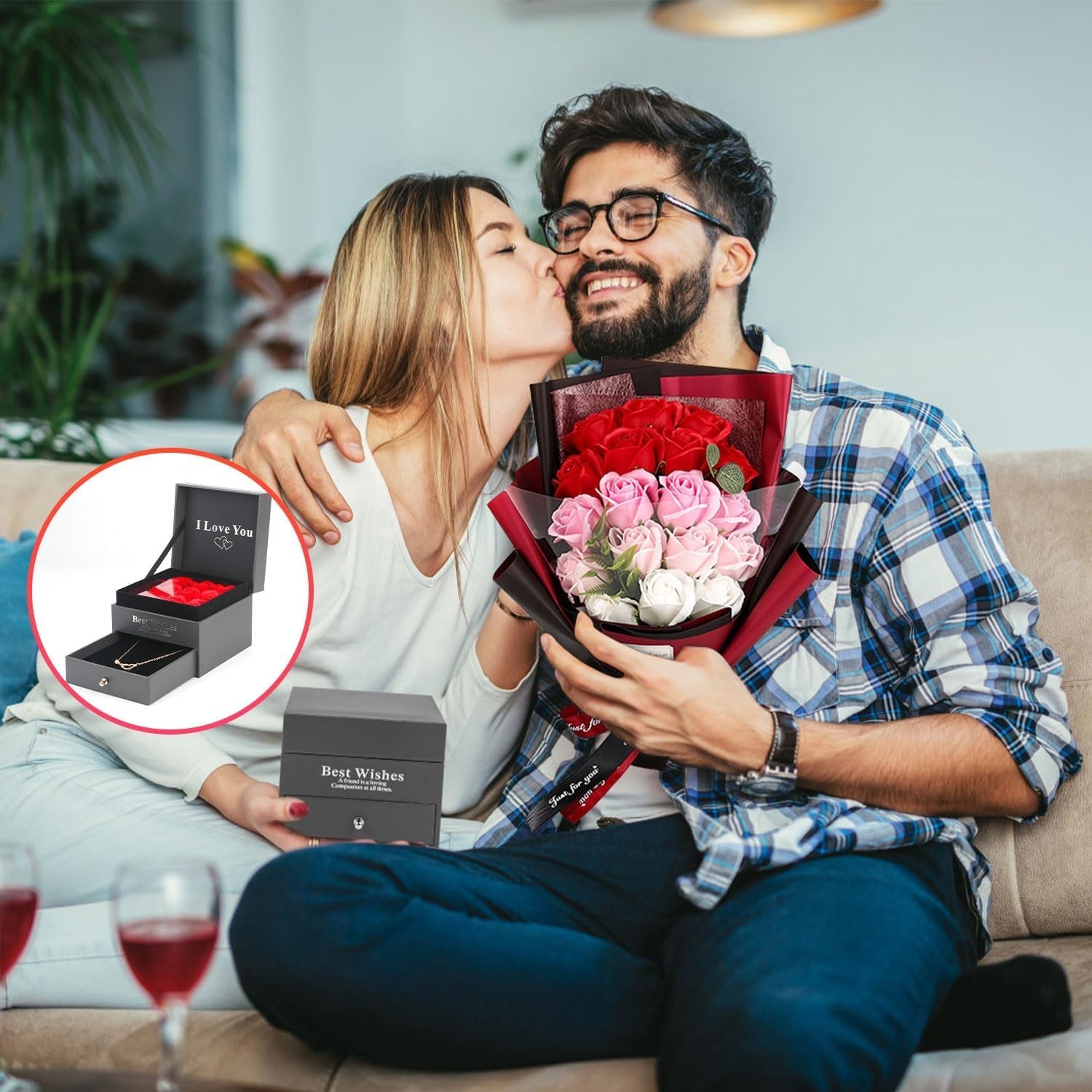 Romantic Love Anniversary Birthday Wedding Valentines Gifts for Wife Girlfriend