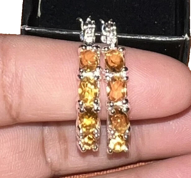Avon Birthstone Colored Hoop Earrings | Choose Your Month | Nickel-Free Dazzling