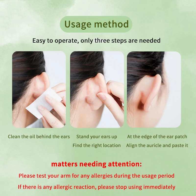 6/12/30Pcs Invisible Elf Ear Makeup Stickers Earlobe Support Patches V-Face…
