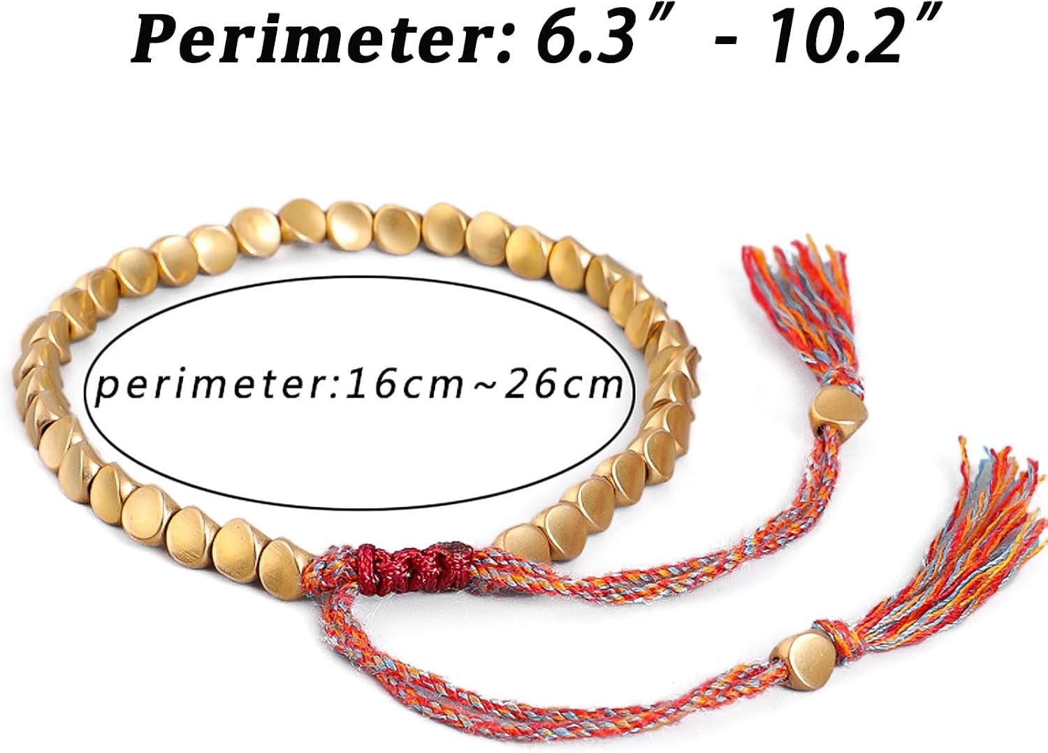 Trendy Handmade Tibetan Copper Bracelet Set – Adjustable Luck-Attracting Jewelry