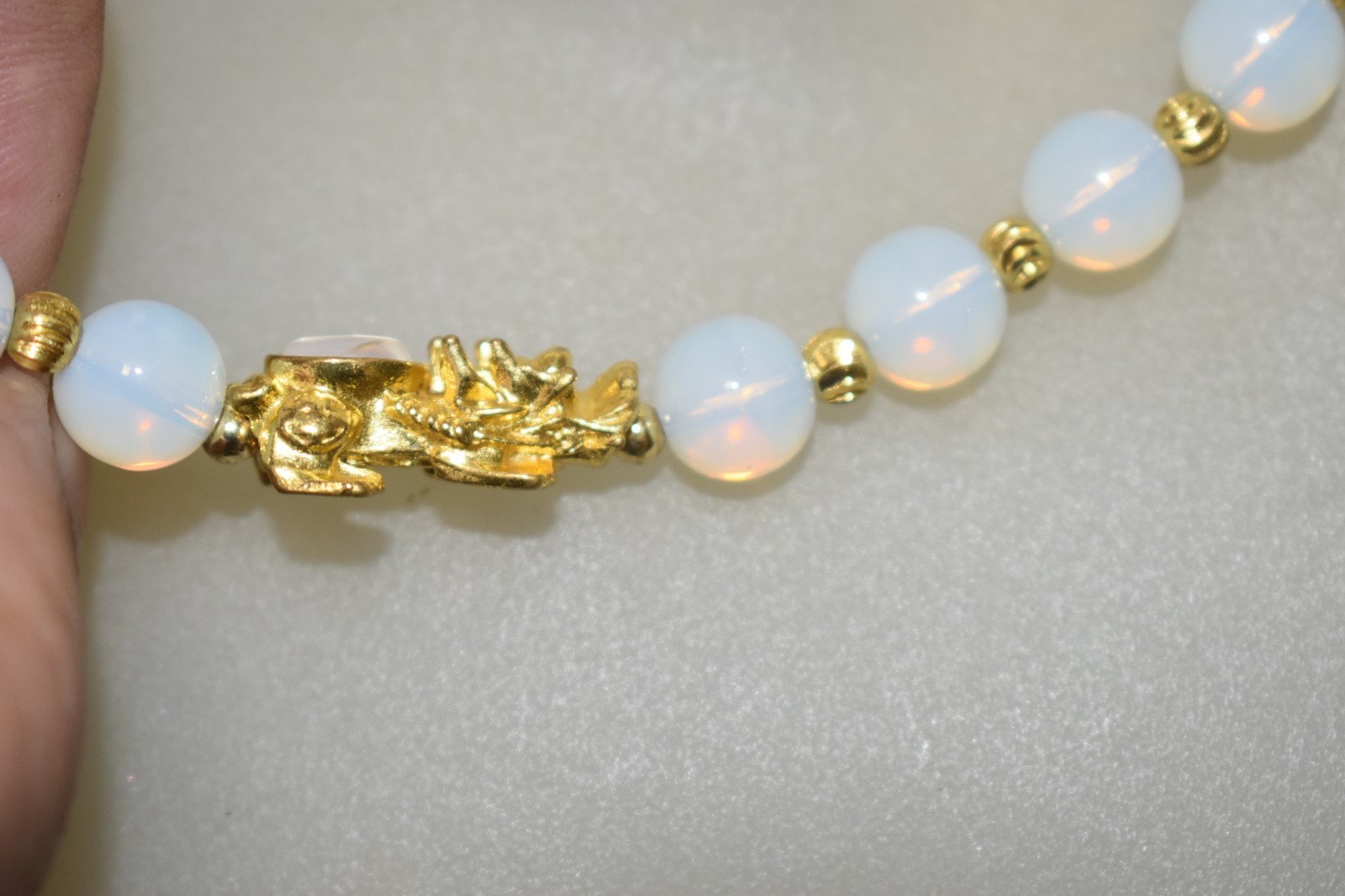 Opalite 9-10mm Beaded Necklace 18-20 Inches