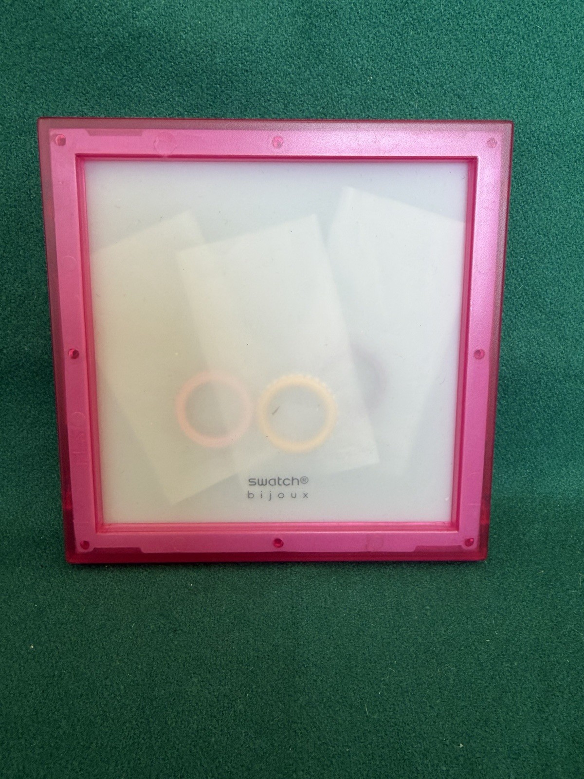 Swatch Bijoux Deluxe Trio Merry Red Ring Size US 5 (purple, gold, pink)