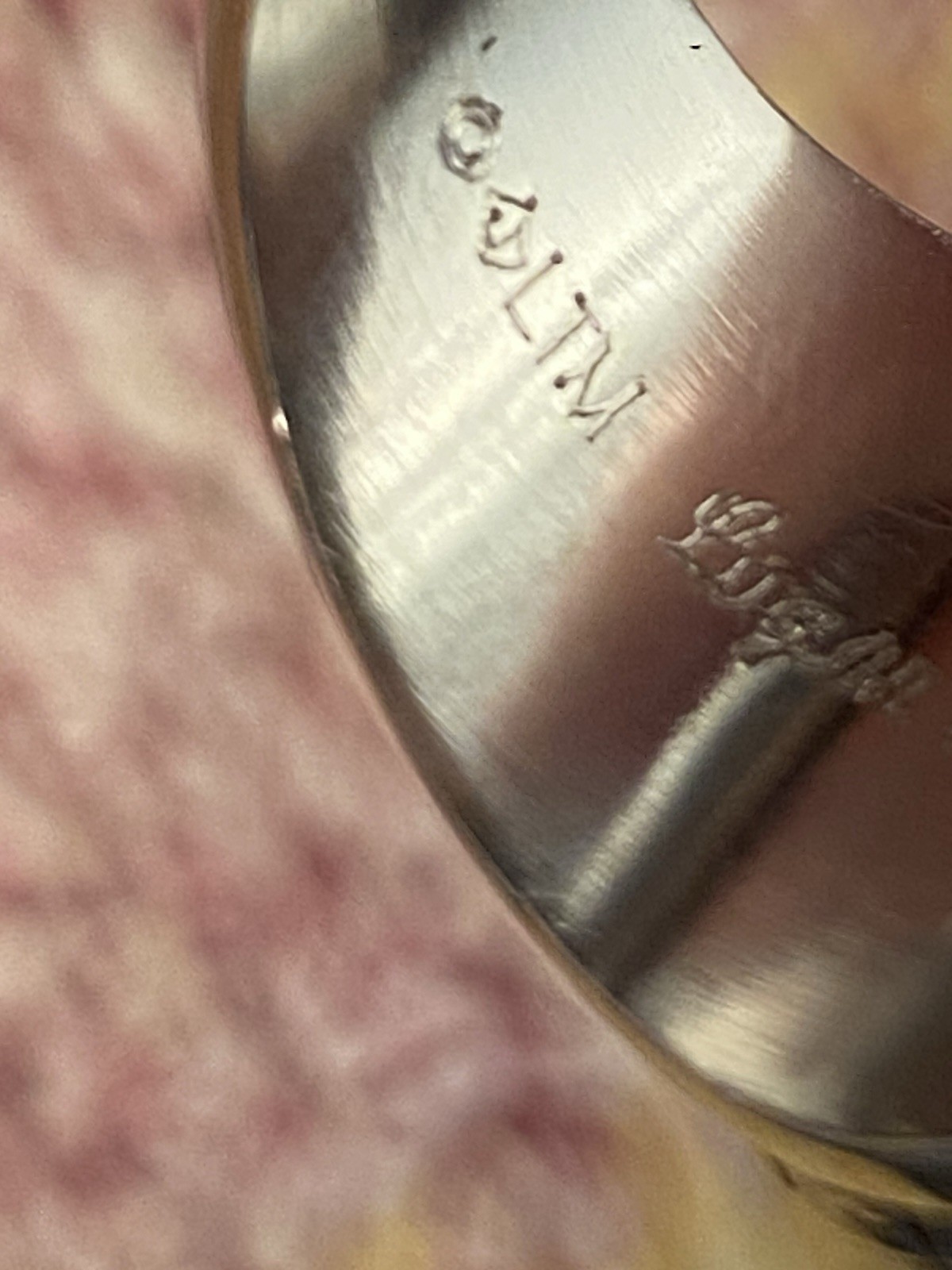 Anthony Wayne Class Ring With Blue Stone Marked LTM