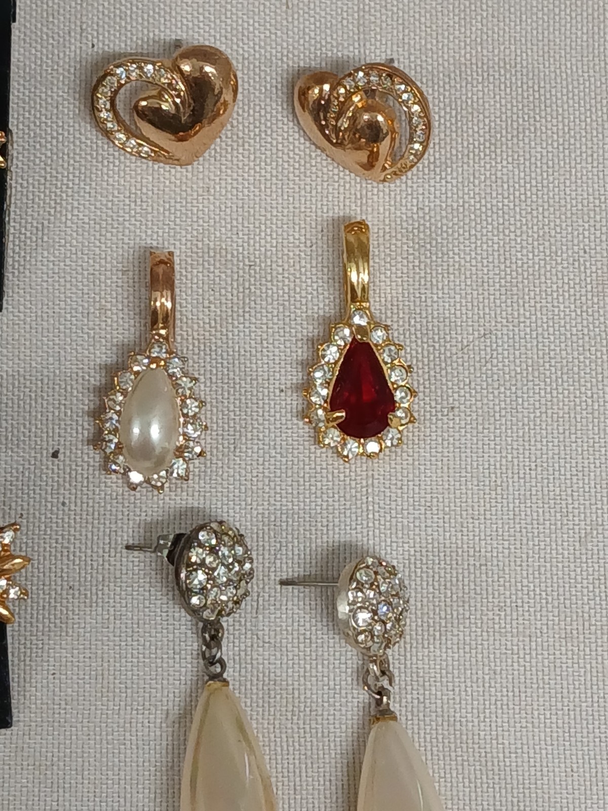 Vtg Roman Signed Pendants & Pierced Earrings Lot (#138)
