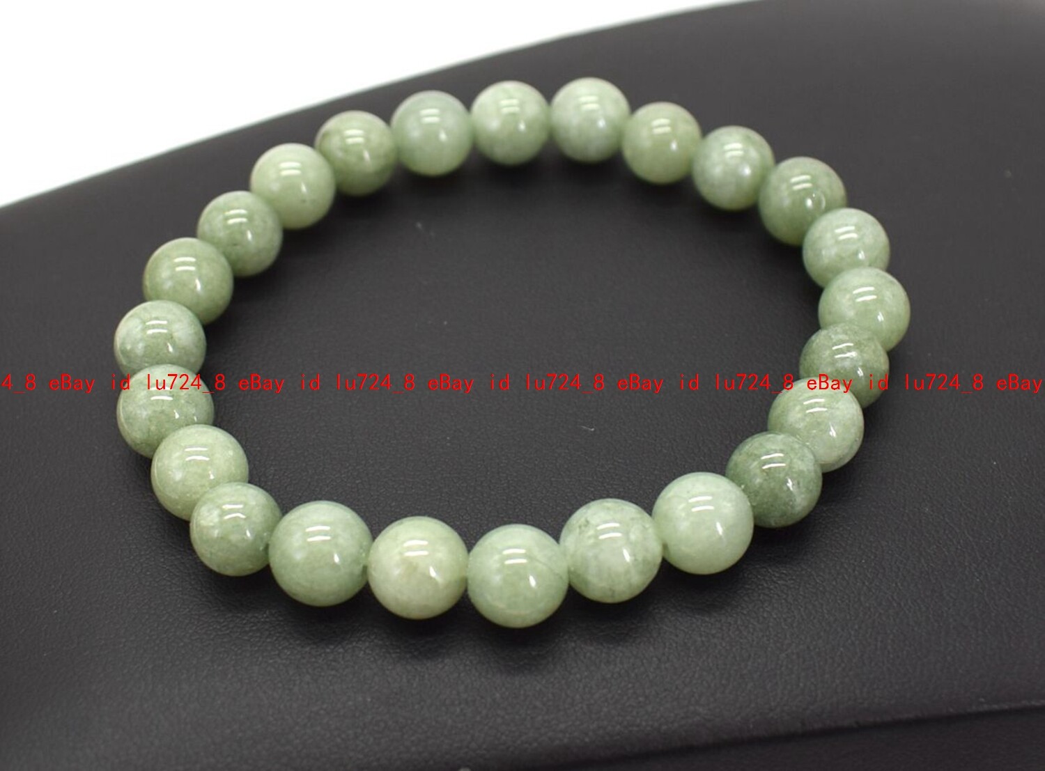 6/8/10mm Natural A Green Jade Jasper Round Gemstone Beads Necklace Bracelet Set
