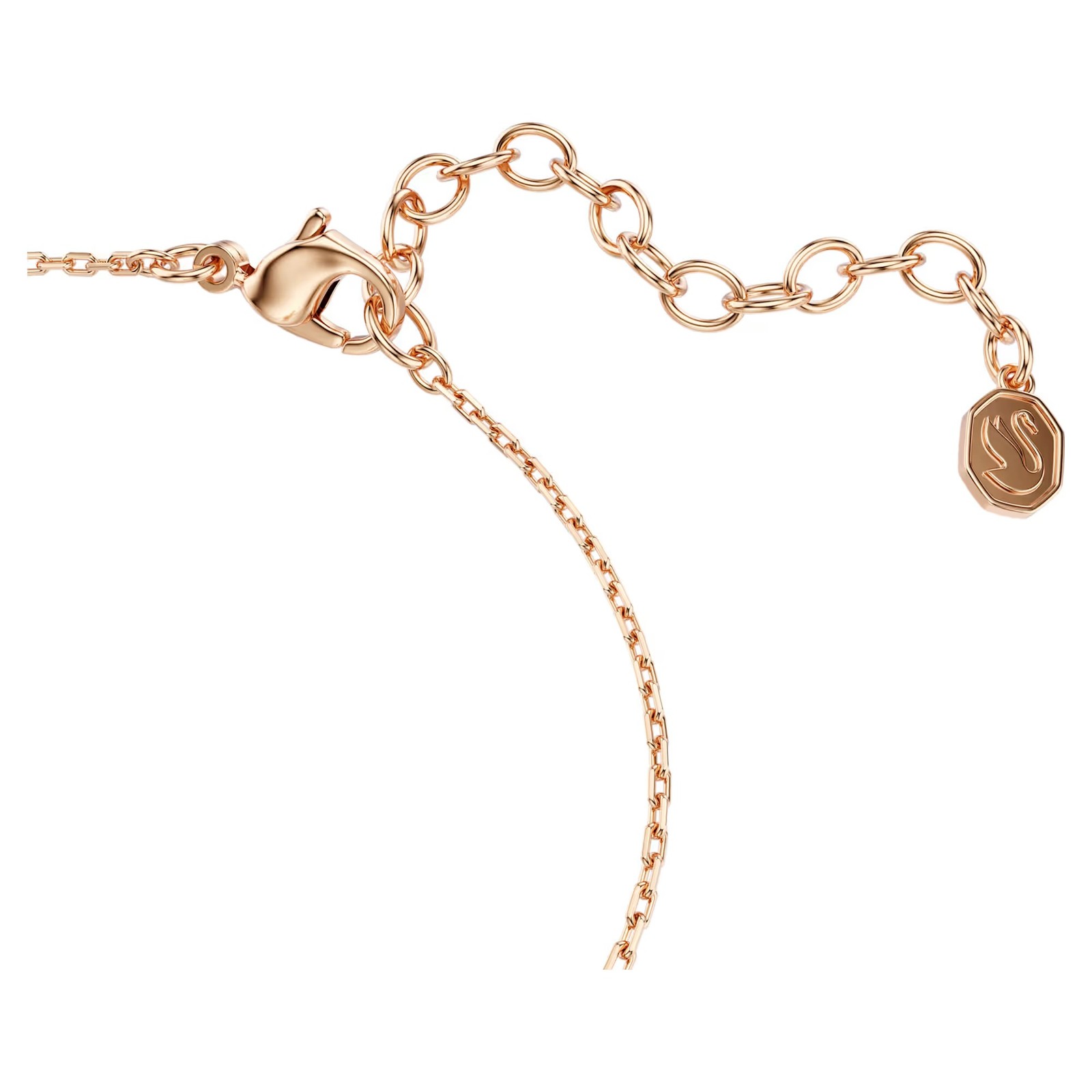 Swarovski Swan Bracelet Mixed Cuts, Swan, White, Rose Gold Tone Plated 5738202