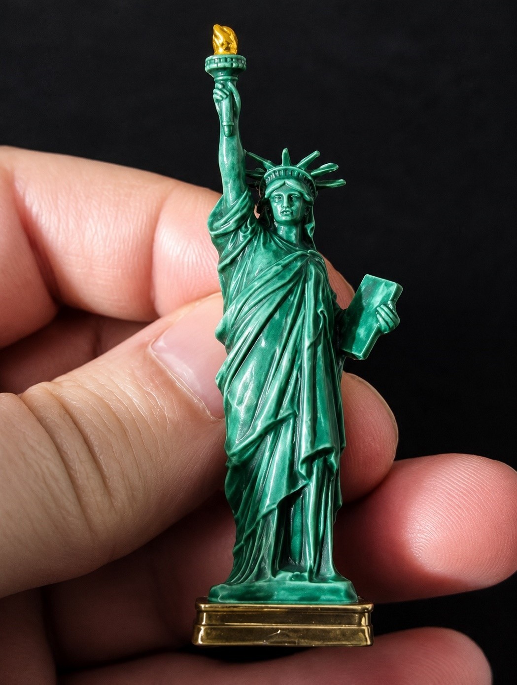 Statue of LibertyEnamel Brooch Pin Lady Liberty New York Souvenir Gift for Women