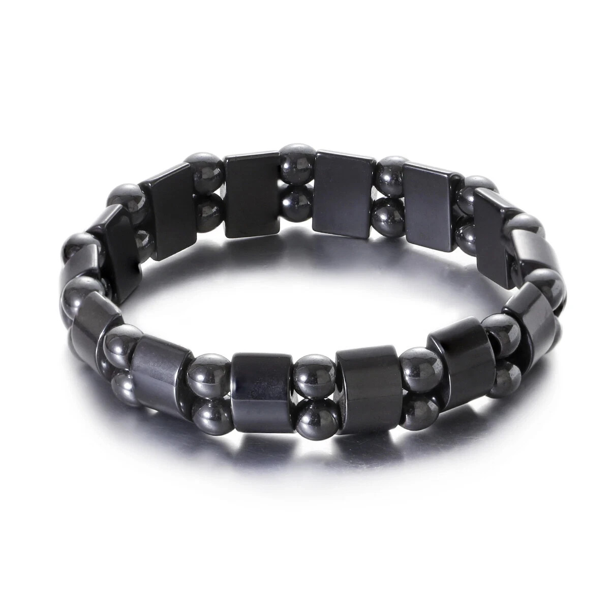Magnetic Hematite Bracelets Pain Relief Powerfull Elastic Therapy Arthritis Gift