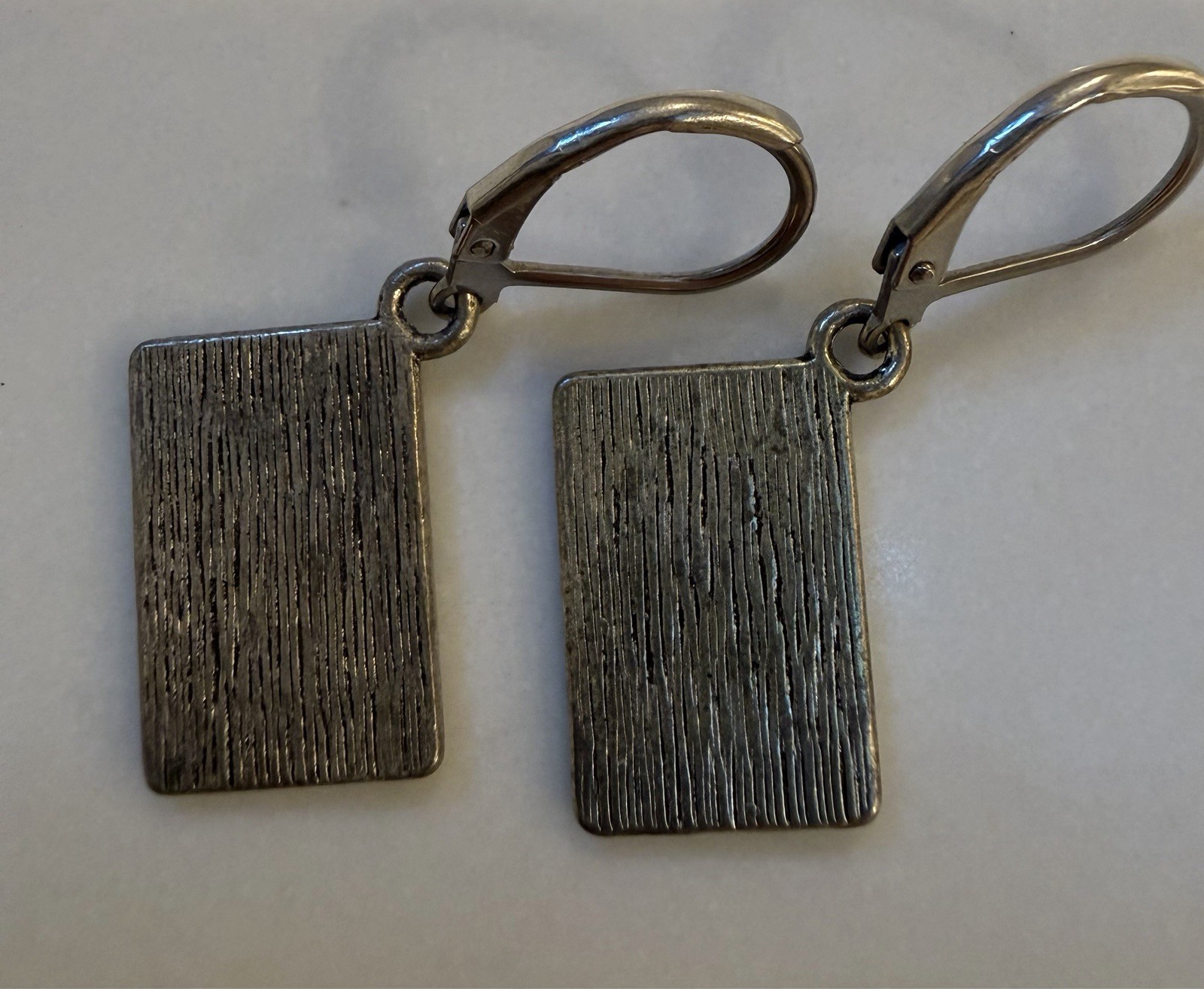 Cook Book Cookbook Dangle Earrings Silver Tone Leverback Baker Chef Novelty