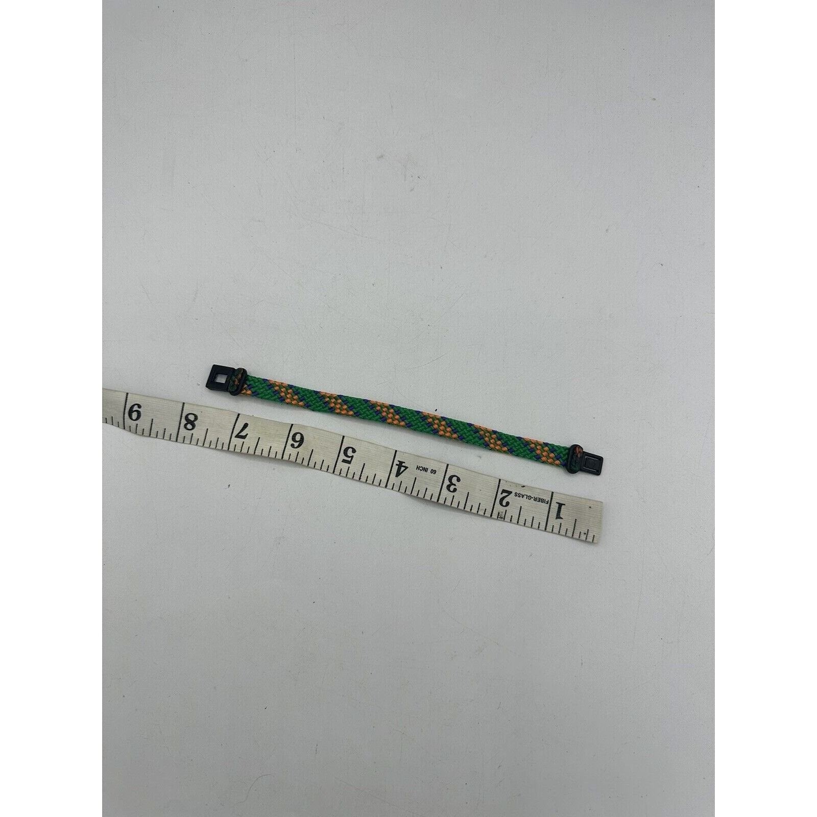 Vintage Katcho’s Bracelet Adult Unisex Surf Skate Braided Wrap Green / Multi 90s