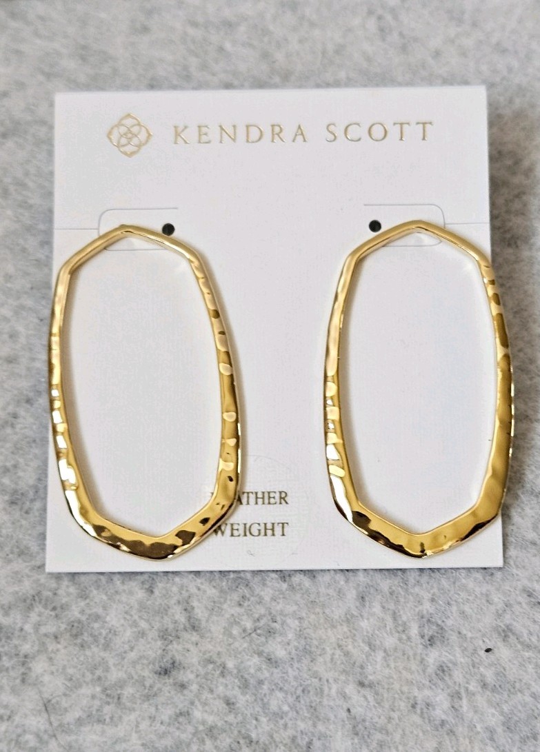 Kendra Scott Zorte Open Hexagon Earrings