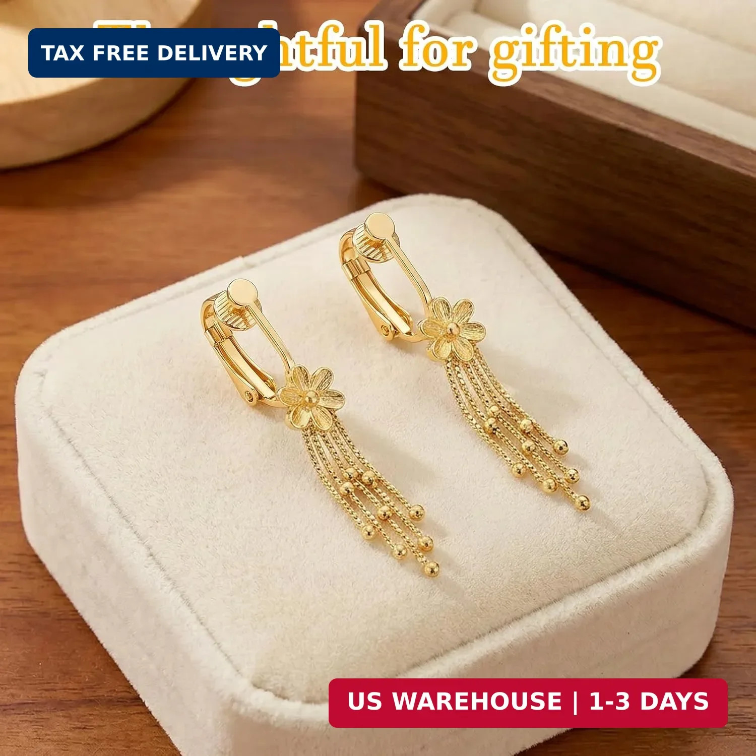 8 Pcs Clip-on Earring Converters with Silicone Earring Pads, Non-Pierced Earring