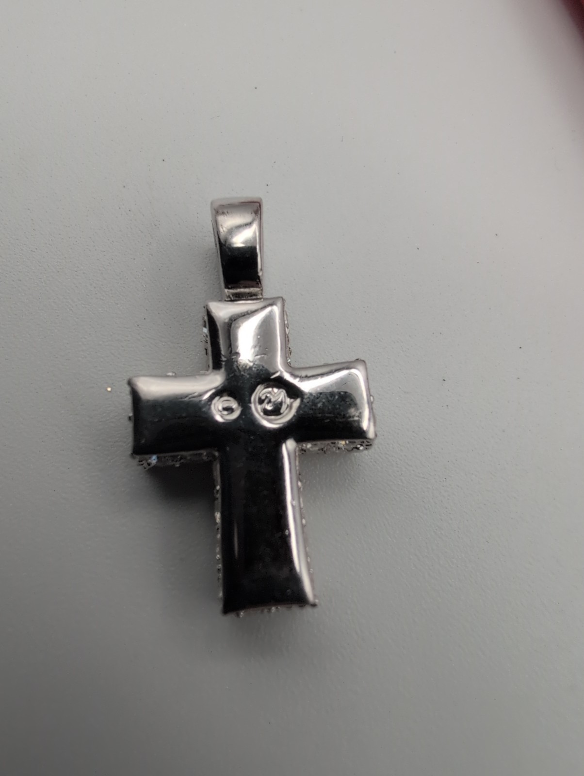 Swarovski Rhodium Plated Crystal pavé Cross Pendant