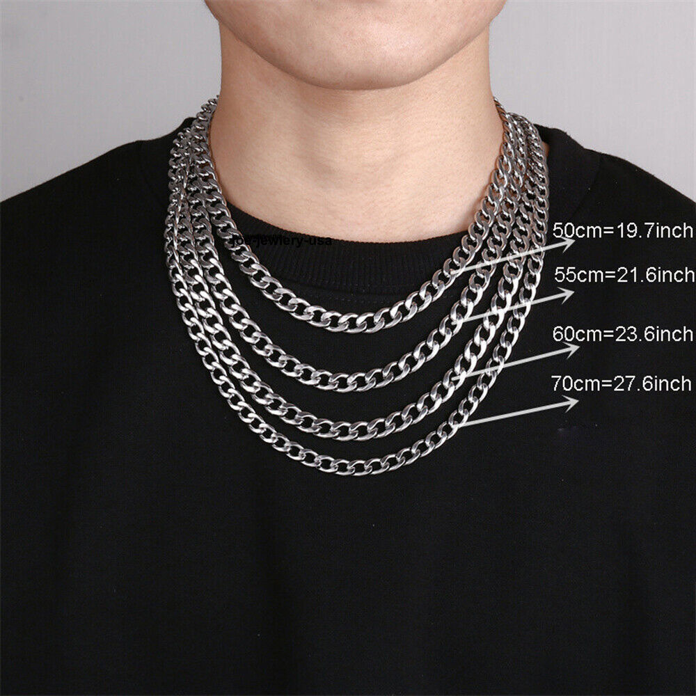 Real 925 Sterling Silver 3mm Wheat Link Chain Necklace 17.7inch – 31.5inch