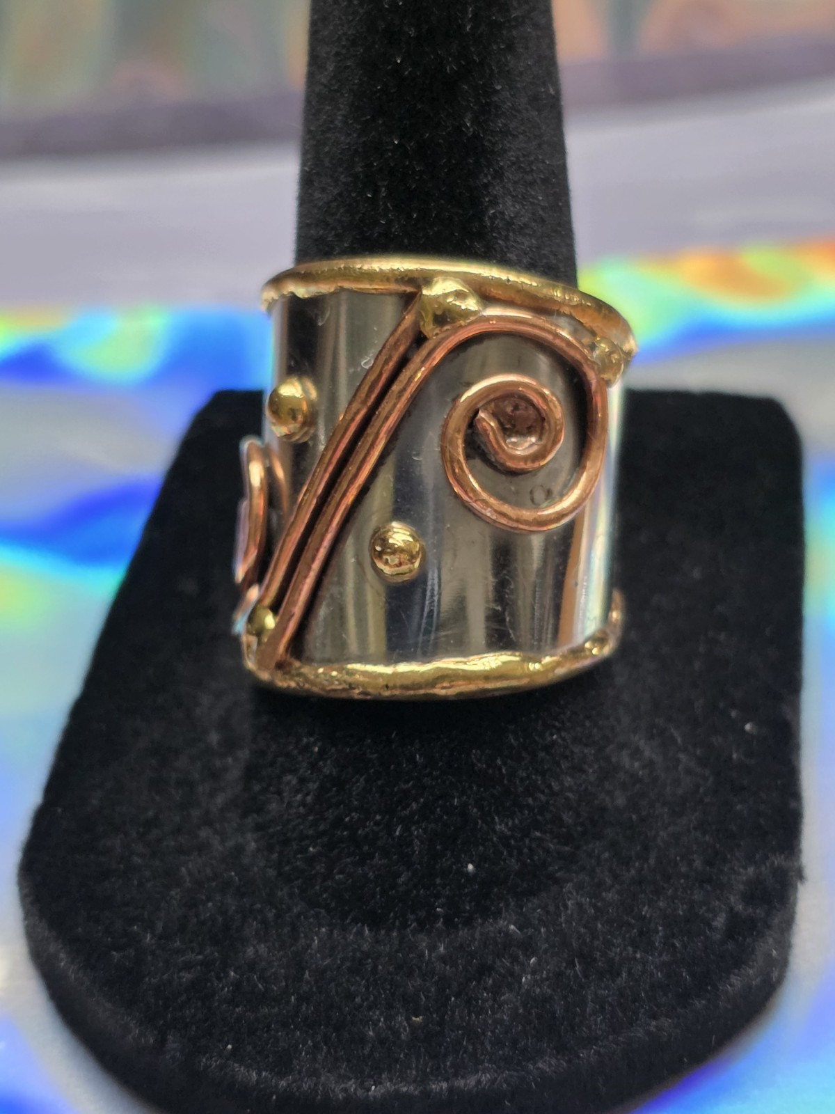 Ring Brass & Copper Cuff Item# 0065
