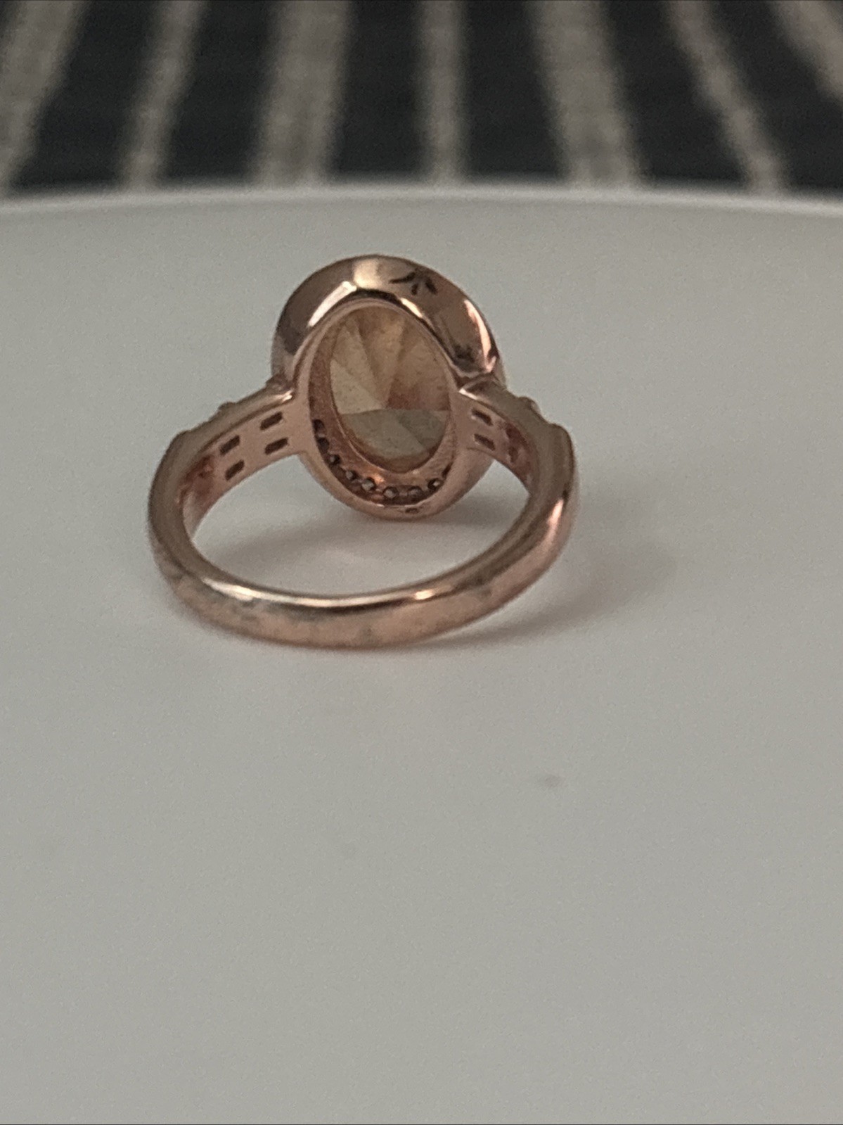 Bomb Party November 2024 Ring Size 5 RBP8411 Feeling Gorgeous Amber Topaz On RGP