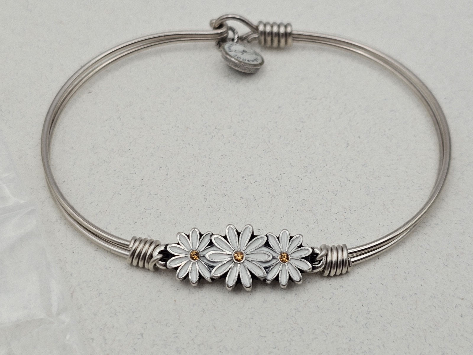 Luca & Danni Cuff Bracelet Silver Grow Free Wildflower 💐Regular Silver ✨️ New