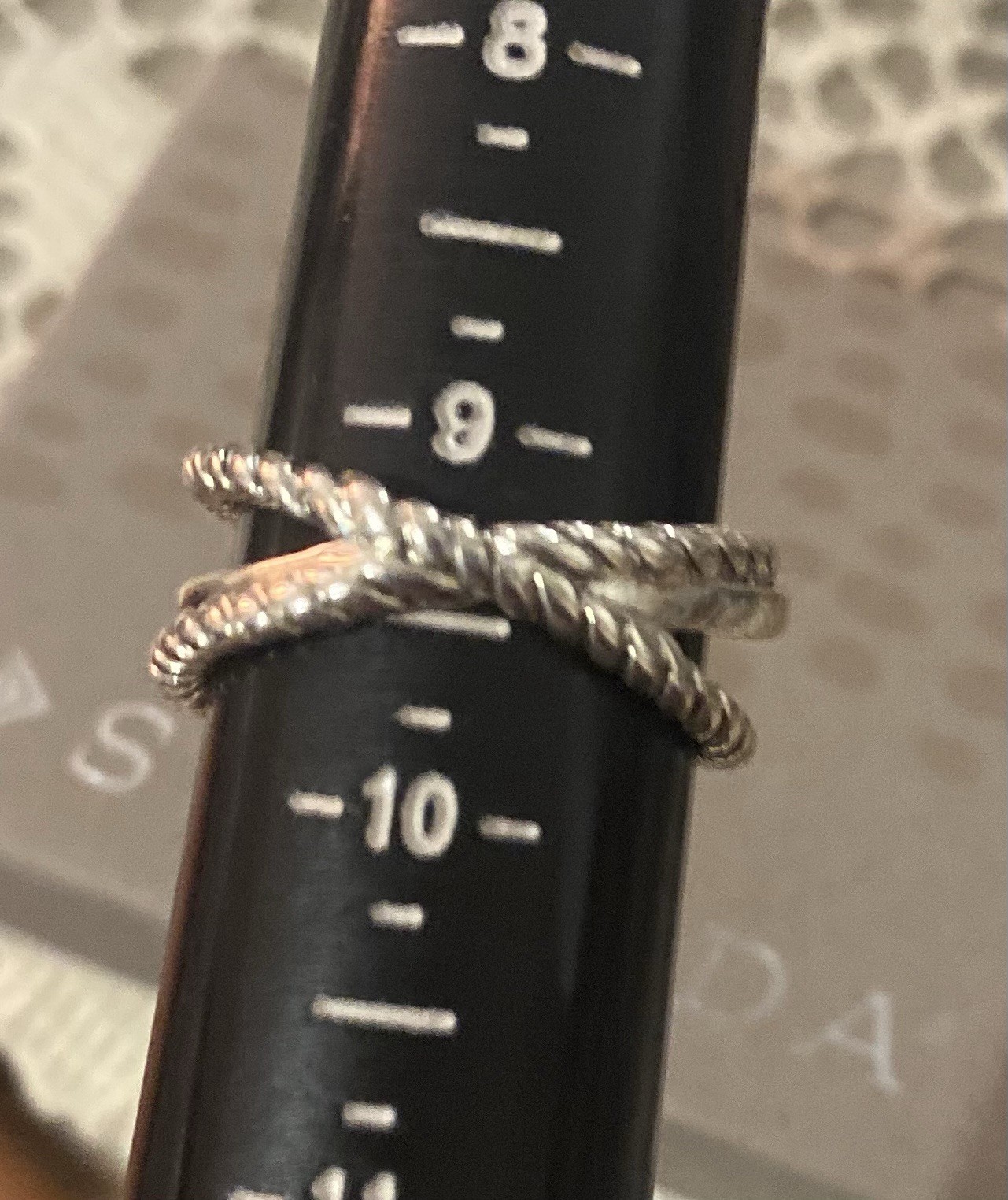 SILPADA 925 TH Signed Sterling Silver Twisted Multi Design BAND RING Size 9.1