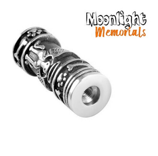 New Angel Dog Puppy Pet Urn Cremation Pendant Ashes Silver Memorial Necklace
