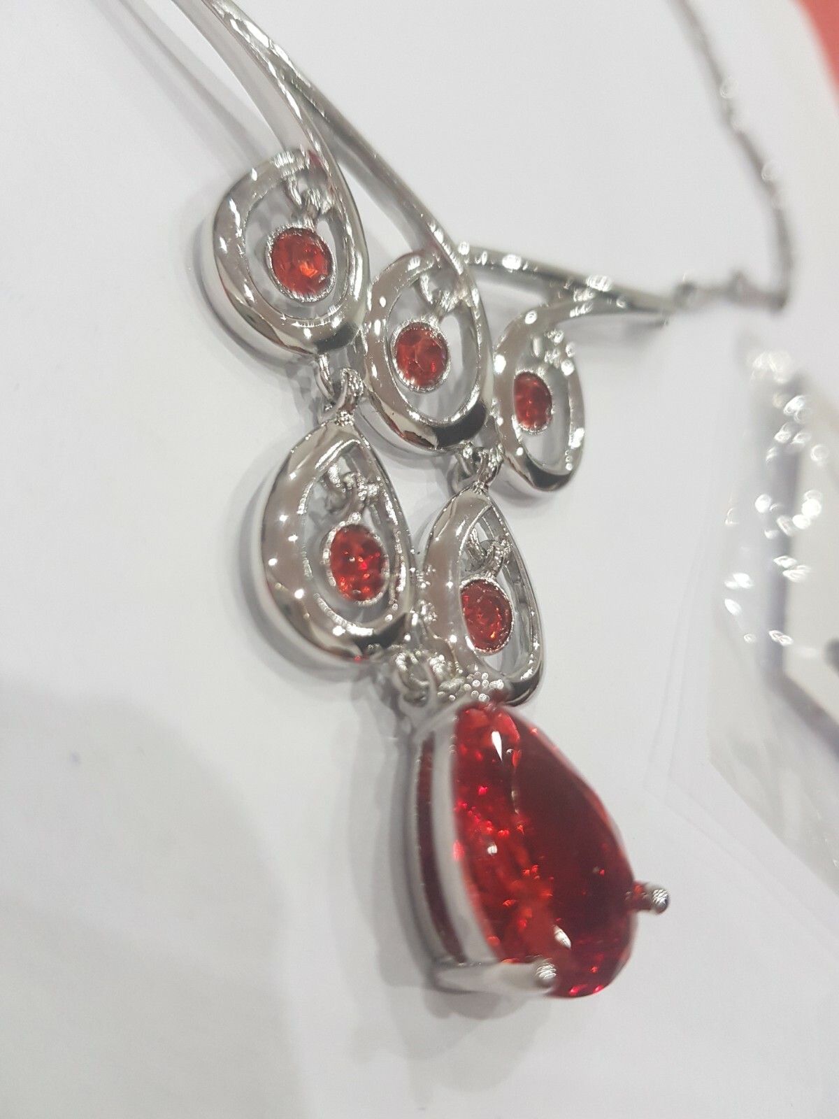 Necklace Silver Shine Beautiful Modren Style 4 Colors Available