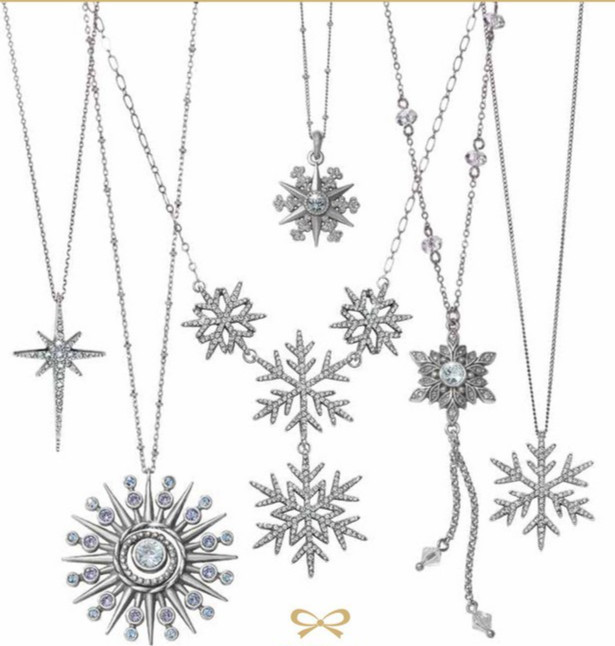 NWTag Brighton HALO ICE STARLIGHT Snowflake Star Necklace MSRP $52