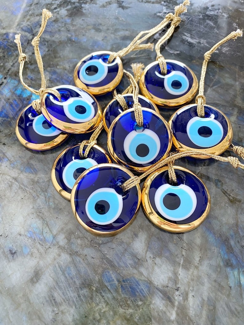 Unique Wedding Favors with Gold Evil Eye Beads, Stunning Wedding Gifts for Gues