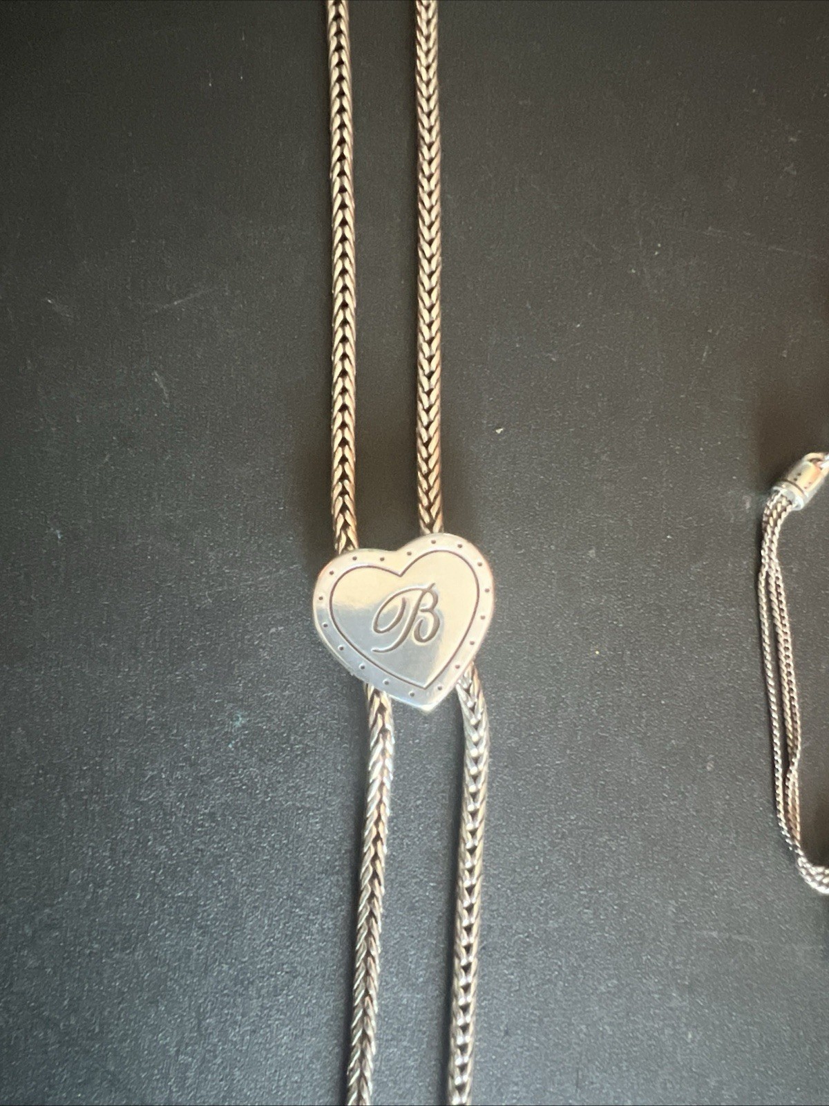 Brighton Heart Silver Necklace And Bracelet
