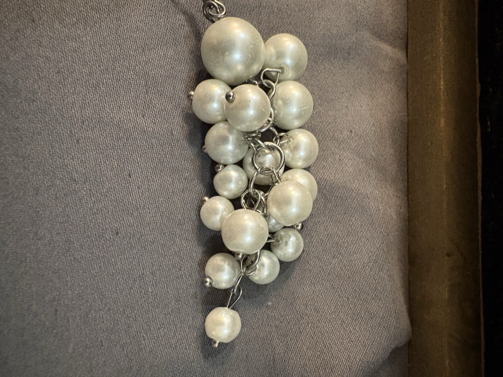 3” Faux Pearl Drop Earrings No Stamp SKU TR57 Great For Prom, Mother’s Day