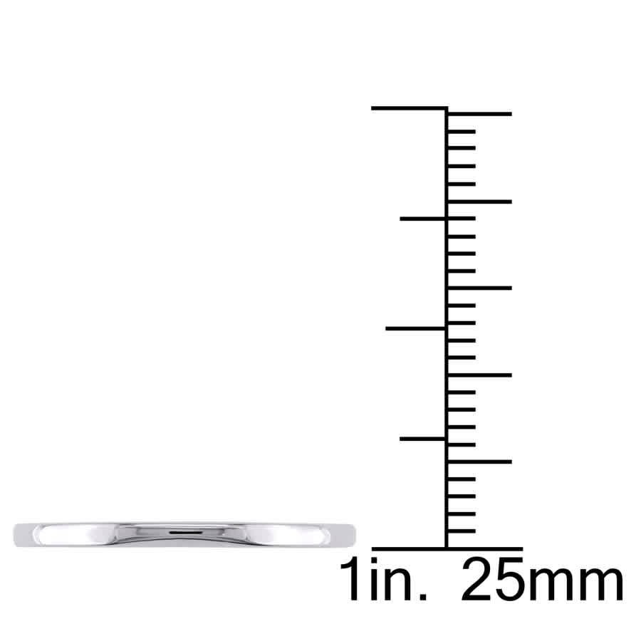 AMOUR Wedding Band In 10K White Gold