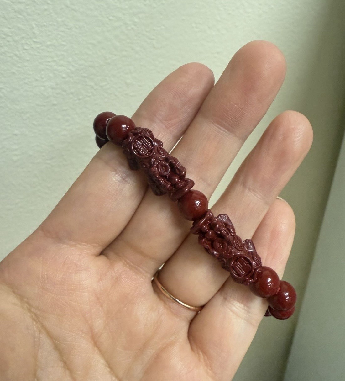 Various beaded bracelets