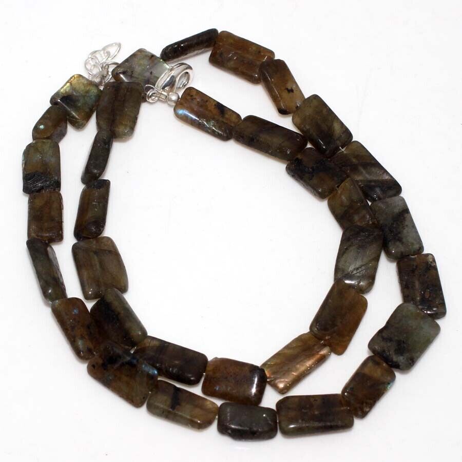 Natural Gemstones Beaded Necklace Handmade Ethnic Jewelry Daily Gifts Ideas