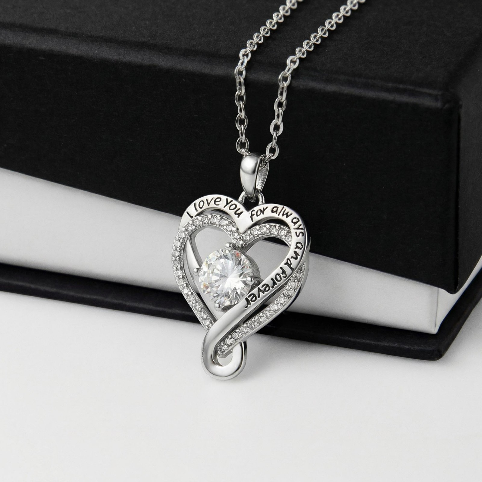 To My Beautiful Wife Necklace Gift For Her Love You Always Heart Jewelry Gift🎁