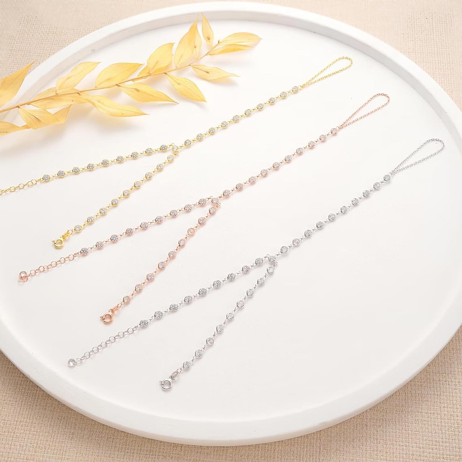 Hand Chain for Women Ring Bracelet Dainty Gold Finger Slave A1:gold