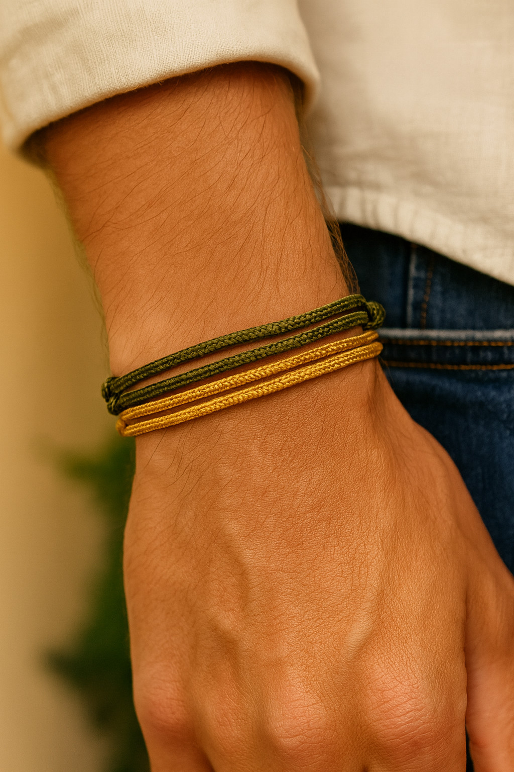 Surfer Bracelet Set for Men and Women – Handmade Boho Summer Jewelry, Waterproof