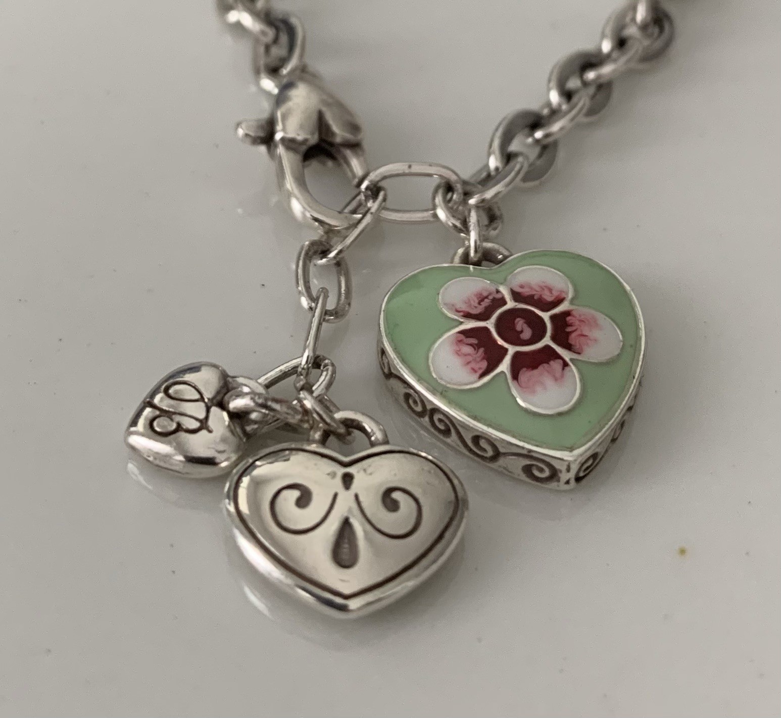 Romantic ARCHIVED Brighton HEART, Circa 2004, Sz 7.5-8 Inch Bracelet Remix, NEW